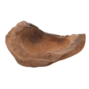 rustikale Teak-Schale (60cm)